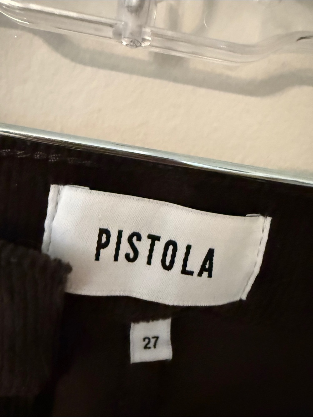 NWOT - Pistola Dark Brown corduroy High-Rise Flare Jeans - Picture 4 of 4